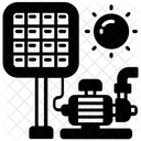 Solarwasserpumpe Solarpumpe Wasserpumpe Symbol