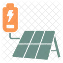 Solarbatterie Energie Batterie Symbol