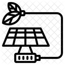 Solarenergie Solarpanel Solarstrom Symbol