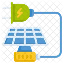 Solarenergie Solarpanel Solarstrom Symbol