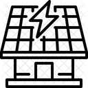 Solarpanel Strom Oko Symbol