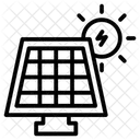 Solarenergie Panel Solarenergie Solarstrom Symbol