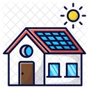 Solarhaus Haus Heim Symbol