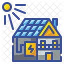 Solarhaus Solar Zuhause Symbol