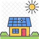 Haus Solar Batterie Symbol