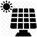 Solarpanel Solarstrom Solarenergie Symbol