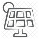 Solarpanel Solarenergie Solarstrom Symbol