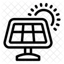 Solarpanel Solarenergie Solarstrom Symbol