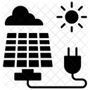Solarpanel Solarenergie Solarstrom Symbol
