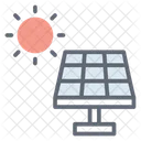 Solarpanel Solarenergie Solarstrom Symbol