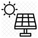 Solarpanel Solarenergie Solarstrom Symbol