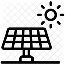 Solarpanel Solarenergie Solarstrom Symbol