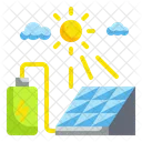 Solarpanele Okologie Umwelt Icon