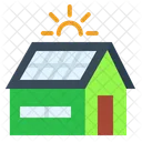 Solarpanel-Haus  Icon