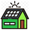 Solarpanel-Haus  Icon