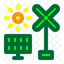 Solarturbine Sonnenturbine Solar Symbol