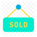 Home Sold House Sold Sold Signboard Icon