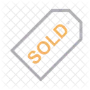 Sold Tag Label Icon