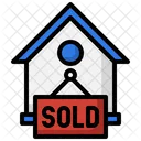 Sold Real Estate House Icon