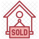 Sold Real Estate House Icon