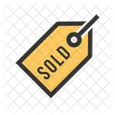 Sold Tag Label Icon