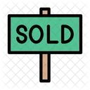 Sold Board Sold Tag Icon
