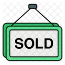 Sold Board Property Sold Home Sold Icon