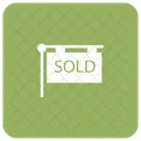 Sold Banner Poster Icon