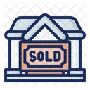 Sold Home Sold House Real Estate Icon