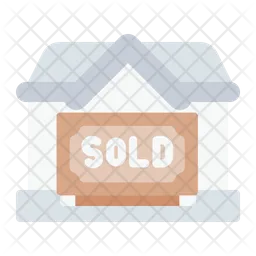 Sold Home  Icon