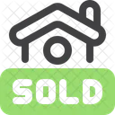 Sold Home  Icon