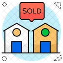 Sold Home Sold House Homestead Icon