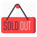 Msold Out Sold Out Out Of Sock Icon