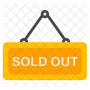 Sold Out Sold Stock Icon