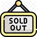 Sold Out Sold Commerce And Shopping Icon