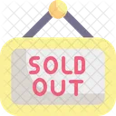 Sold Out Sold Commerce And Shopping Icon