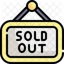 Sold Out Sold Commerce And Shopping Icon