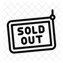 Sold Out Signaling Label Icon