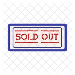 Sold out stamp Logo Icon