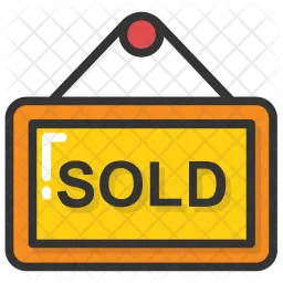 Sold Sign  Icon