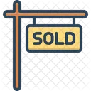 Sold Sign Sale Marketing Icon