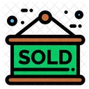 Sold Sign  Icon