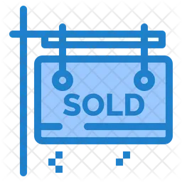 Sold Sign  Icon