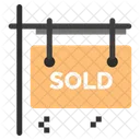 Sold Sign Sold Sold Property Icon