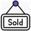 Sold sign  Icon