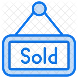 Sold sign  Icon