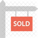 Sold Sold Sign Board Sign Board Icon