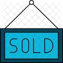 Sold Sign Board  Icon