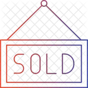 Sold Sign Board  Icon