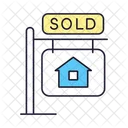 Sold sign  Icon